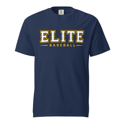 Signature | Comfort Colors T-Shirt | Elite Baseball | Vanguard Logo