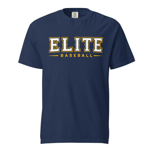 Signature | Comfort Colors T-Shirt | Elite Baseball | Vanguard Logo