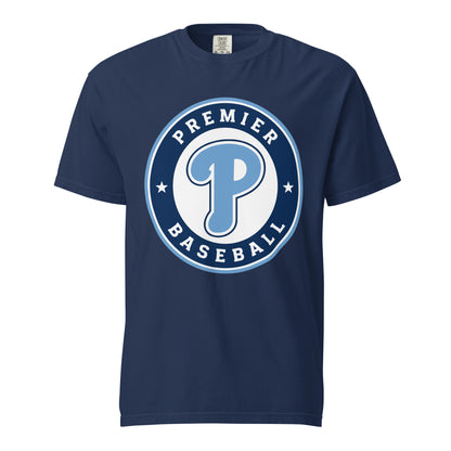 Signature | Comfort Colors T-Shirt | Premier Baseball | Badge Logo