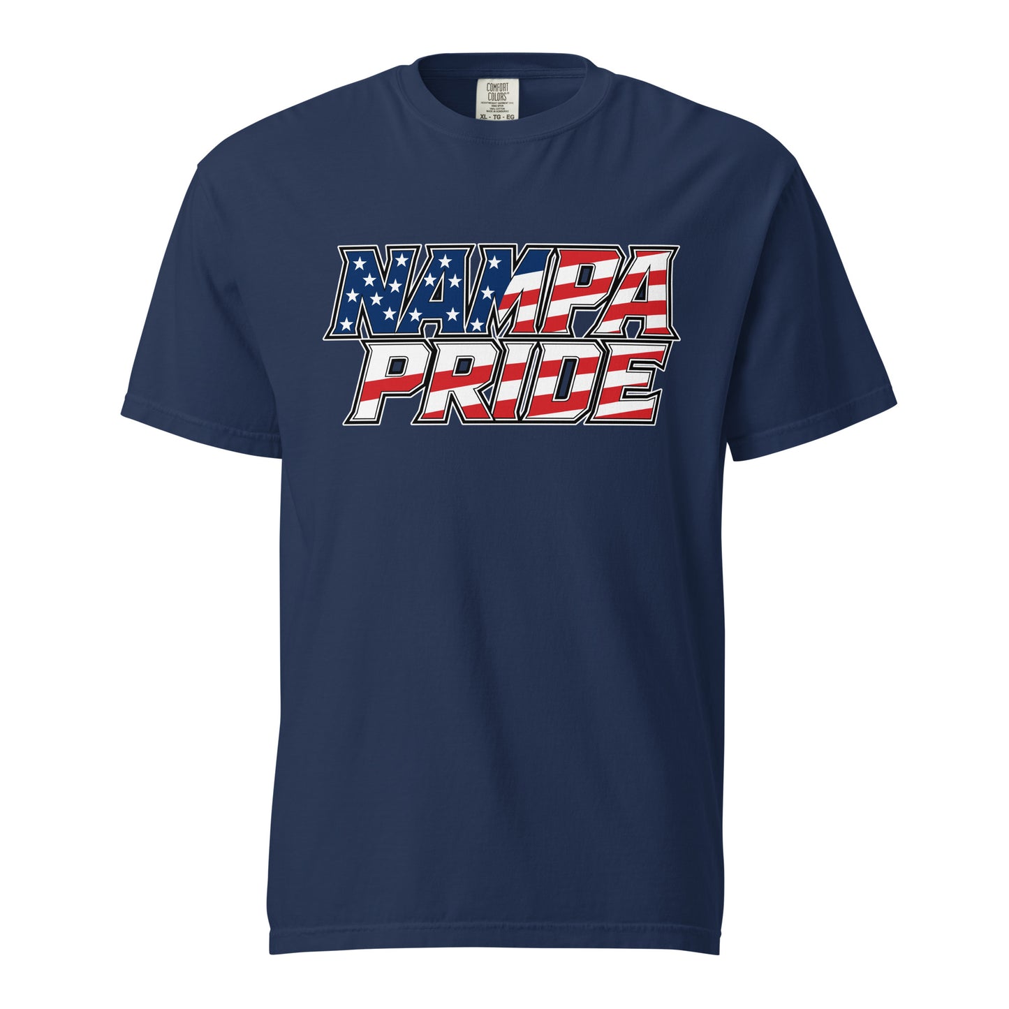 Signature | Comfort Colors T-Shirt | Nampa Pride | Modern Script Logo