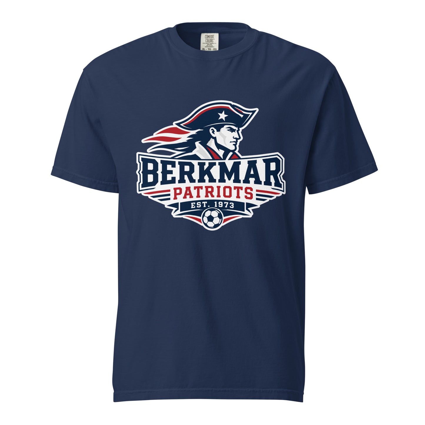 Signature | Comfort Colors T-Shirt | Berkmar High School Soccer | Vanguard Logo