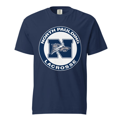 Signature | Comfort Colors T-Shirt | North Paulding Lacrosse | Badge Logo