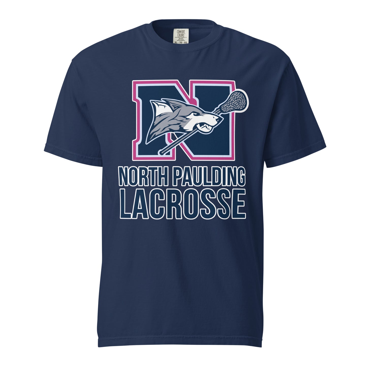 Signature | Comfort Colors T-Shirt | North Paulding Lacrosse | Vanguard Logo