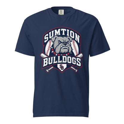 Signature | Comfort Colors T-Shirt | Sumtion bulldogs | Emblem Logo