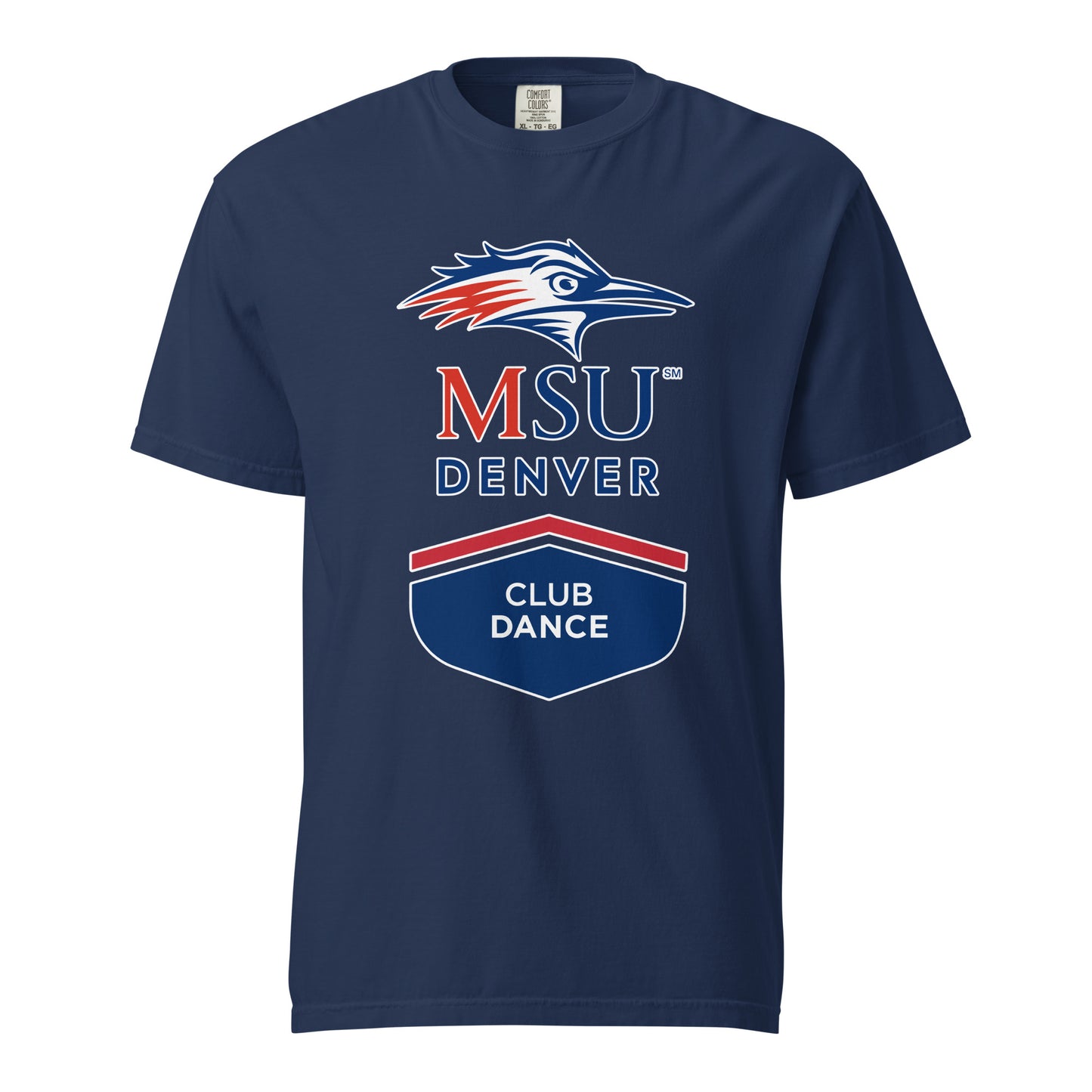 Signature | Comfort Colors T-Shirt | MSU Denver Dance Team | Apex Logo