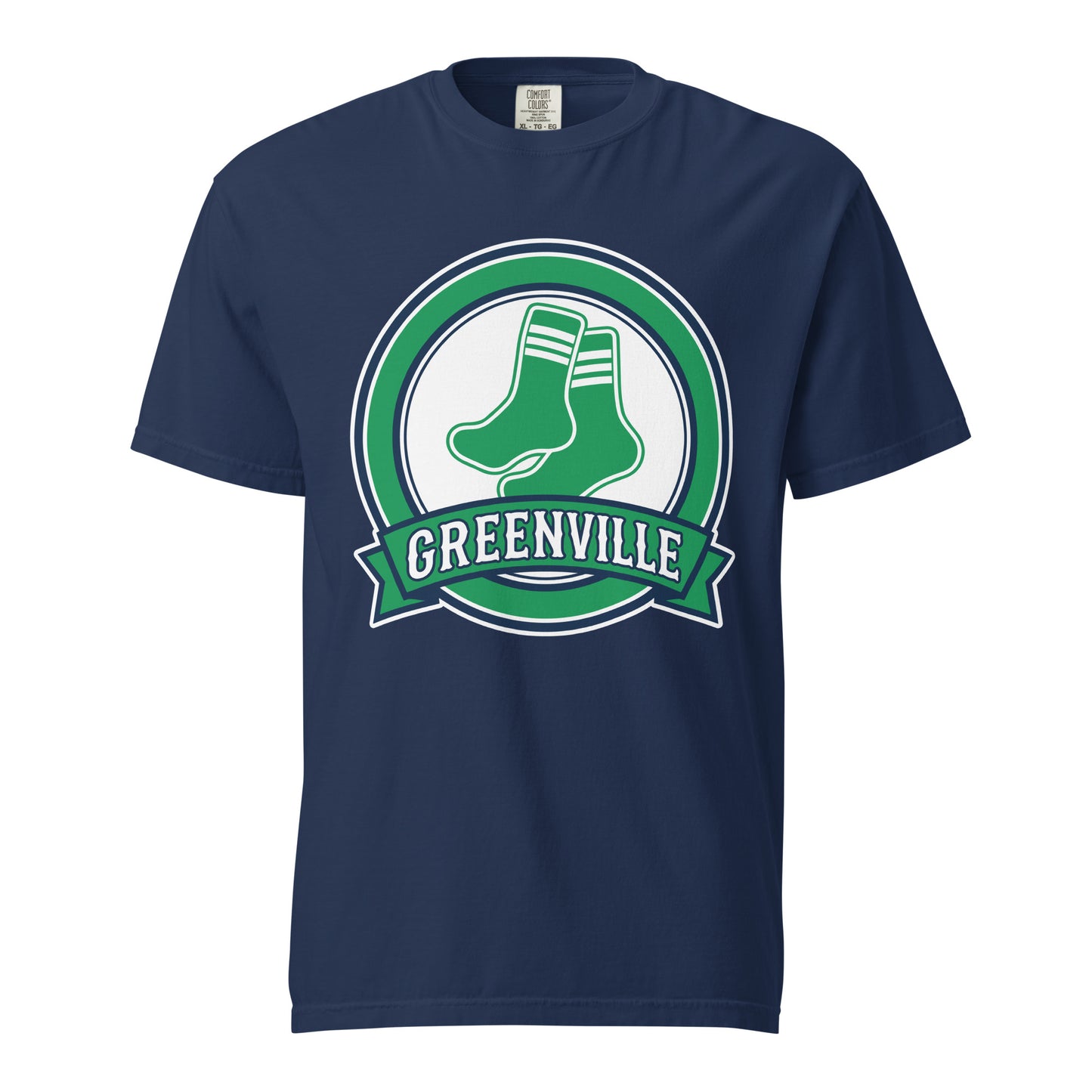 Signature | Comfort Colors T-Shirt | Greenville Sox | Badge Logo