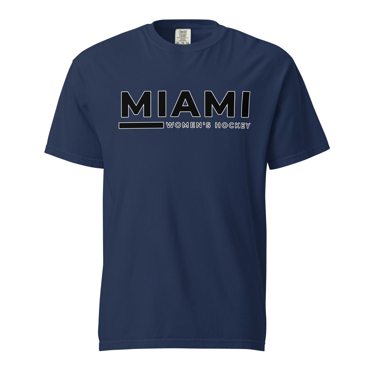 Signature | Comfort Colors T-Shirt | Miami Women's Hockey | Lettermark Logo