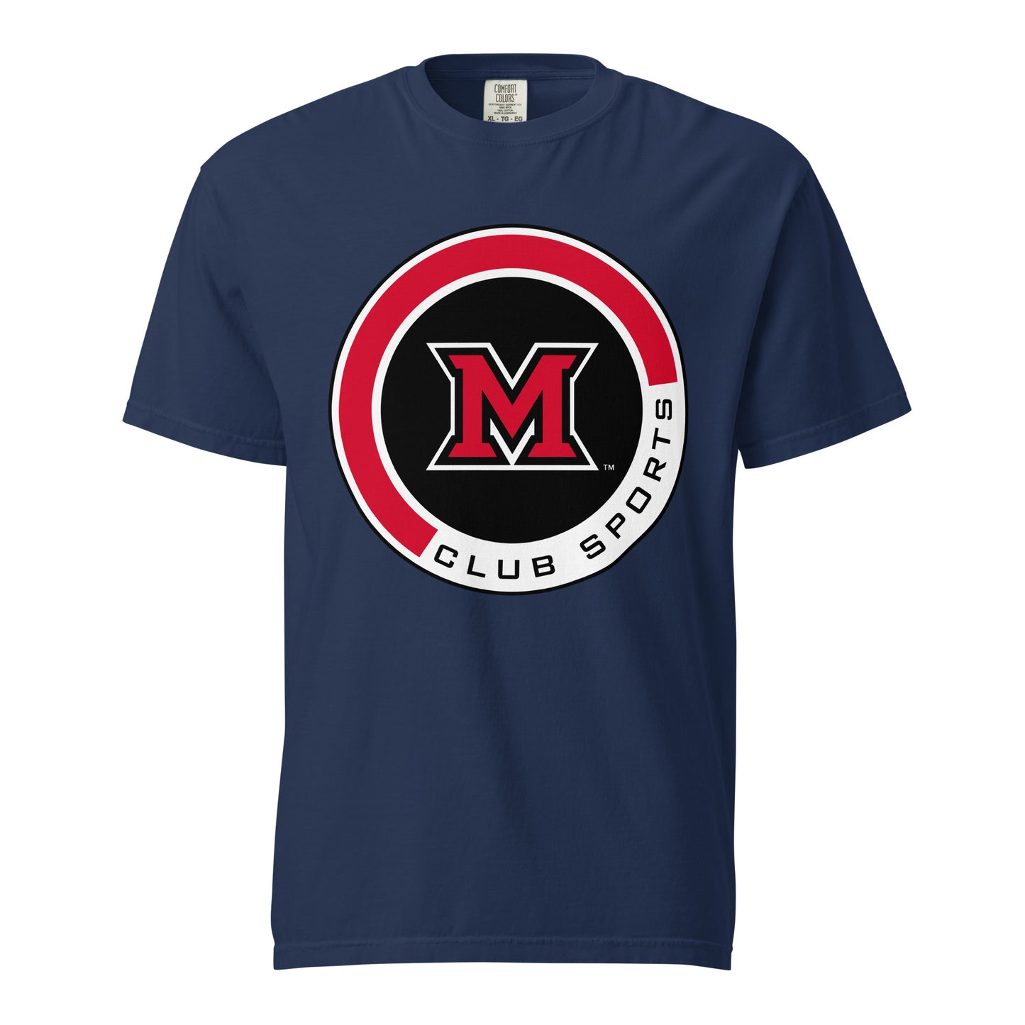 Signature | Comfort Colors T-Shirt | Miami Women's Hockey | Badge Logo