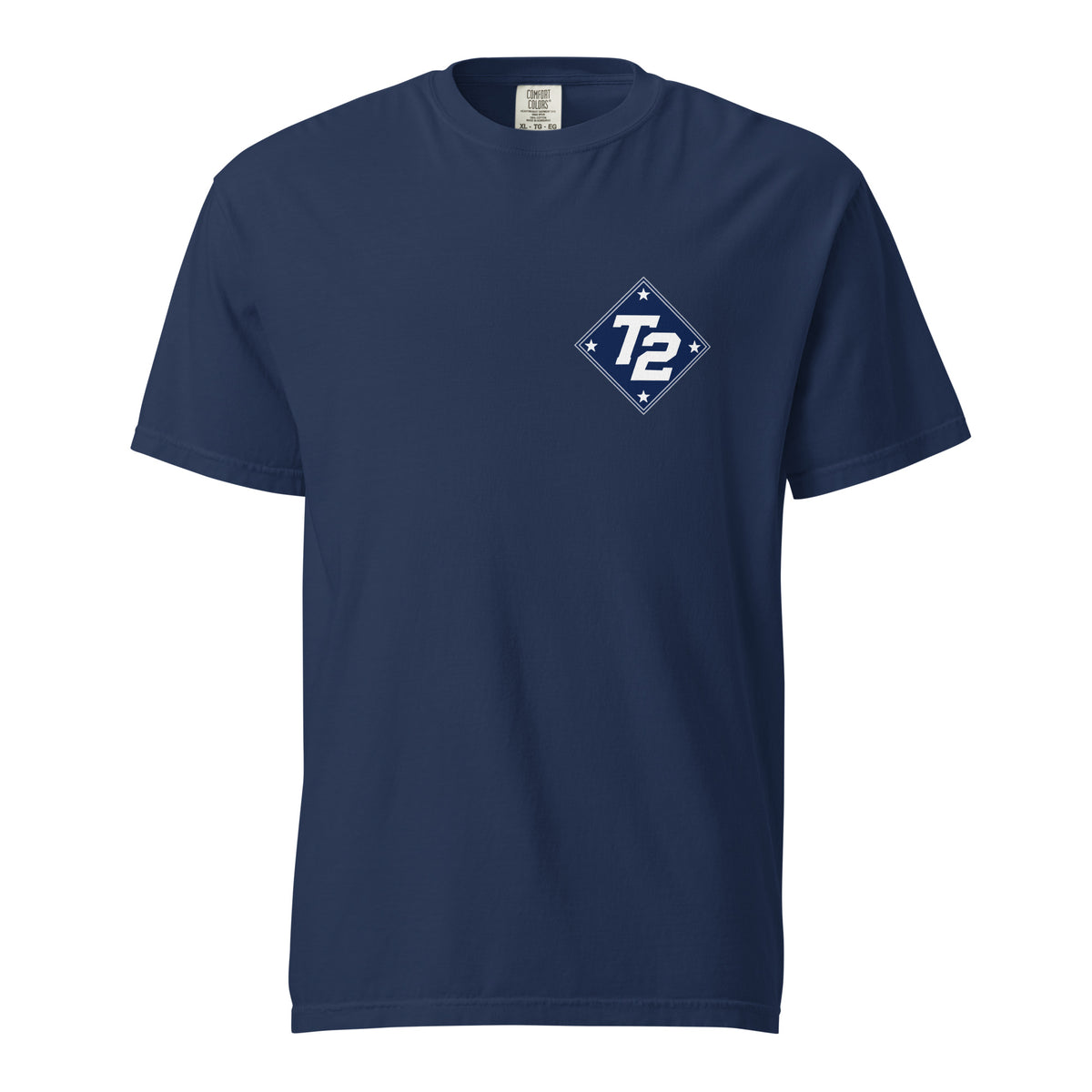 Signature | Comfort Colors T-Shirt | Texas Turn Two Baseball | Crest Logo