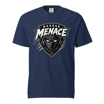 Signature | Comfort Colors T-Shirt | Mandan Menace | Shield Logo