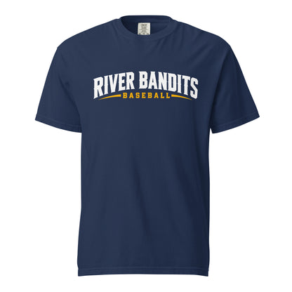 Signature | Comfort Colors T-Shirt | South Bend River Bandits | Lettermark Logo