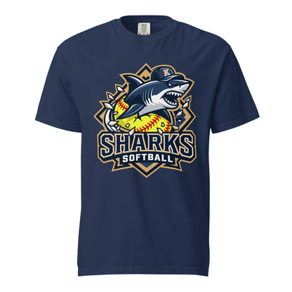 Signature | Comfort Colors T-Shirt | Sharks Diamond Sports | Crest Logo