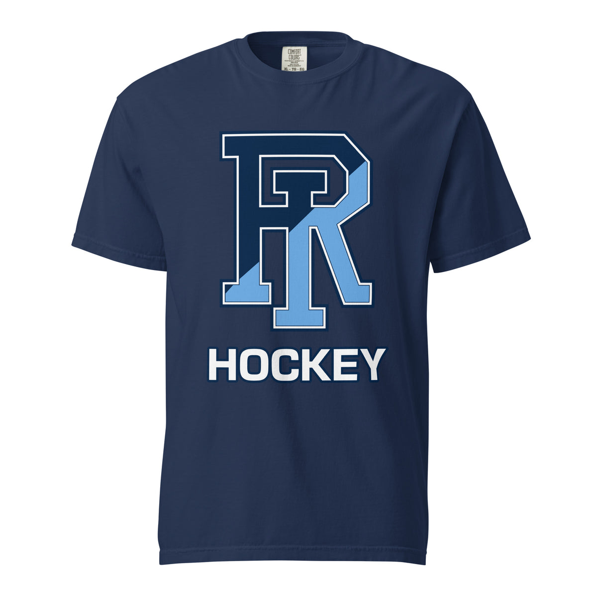 Signature | Comfort Colors T-Shirt | URI Men’s Hockey | Crest Logo
