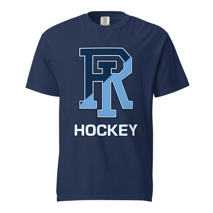 Signature | Comfort Colors T-Shirt | URI Men’s Hockey | Crest Logo
