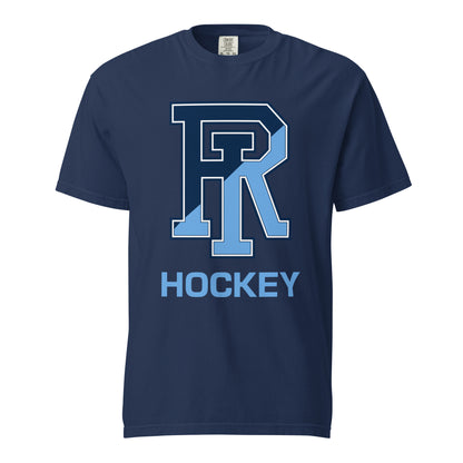 Signature | Comfort Colors T-Shirt | URI Men’s Hockey | Vanguard Logo
