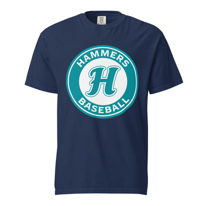 Signature | Comfort Colors T-Shirt | Hammers Baseball (10U) | Badge Logo