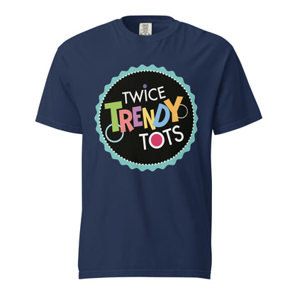 Signature | Comfort Colors T-Shirt | Twice Trendy Tots | Badge Logo