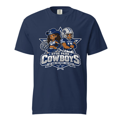 Signature | Comfort Colors T-Shirt | Hyde Park Cowboys | Vanguard Logo