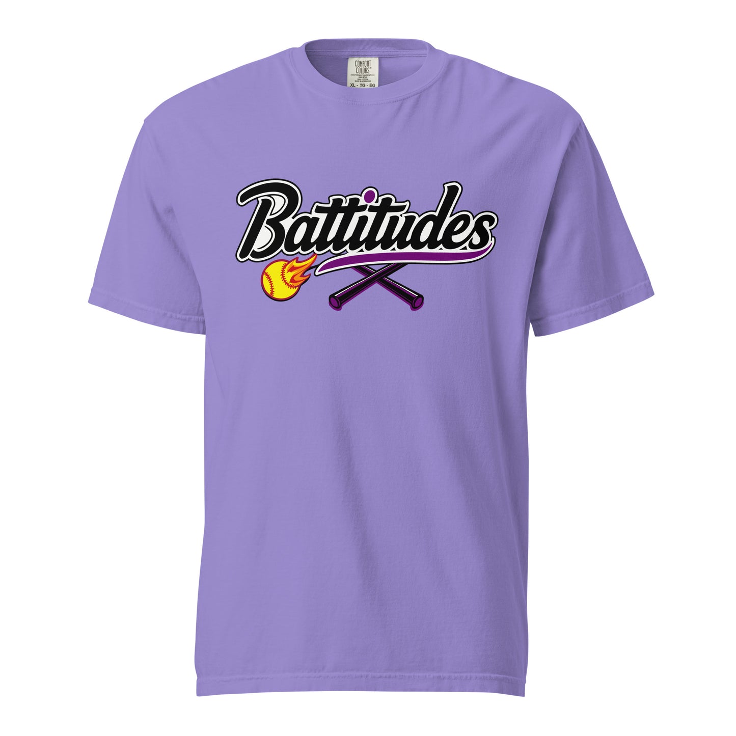 Signature | Comfort Colors T-Shirt | Battitudes | Crest Logo