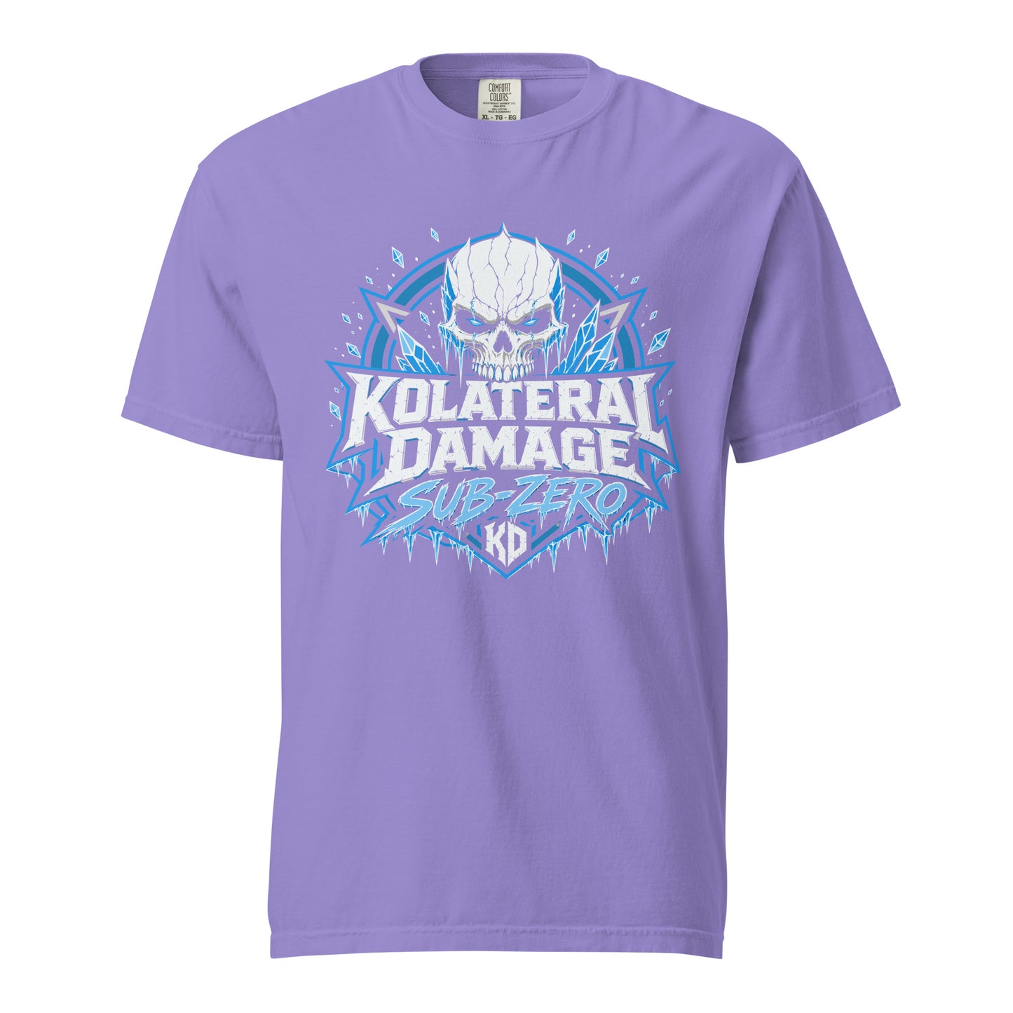 Signature | Comfort Colors T-Shirt | Kolateral Damage E-Sports | Shield Logo