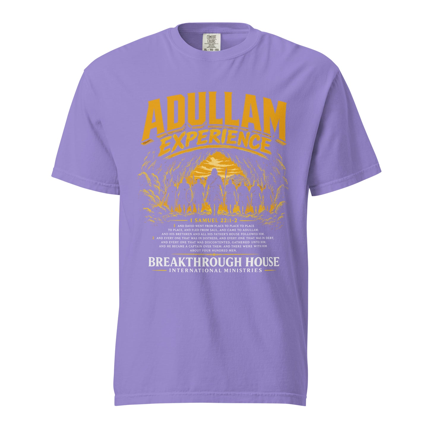 Signature | Comfort Colors T-Shirt | Breakthrough House International Ministries | Emblem Logo