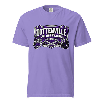 Signature | Comfort Colors T-Shirt | Tottenville wrestling club | Vanguard Logo