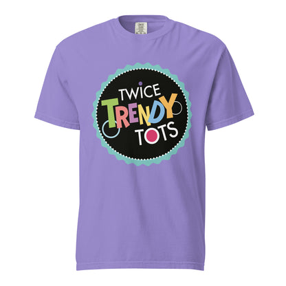 Signature | Comfort Colors T-Shirt | Twice Trendy Tots | Badge Logo