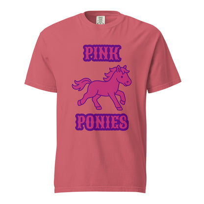 Signature | Comfort Colors T-Shirt | Pink Pony Athletic Club | Emblem Logo