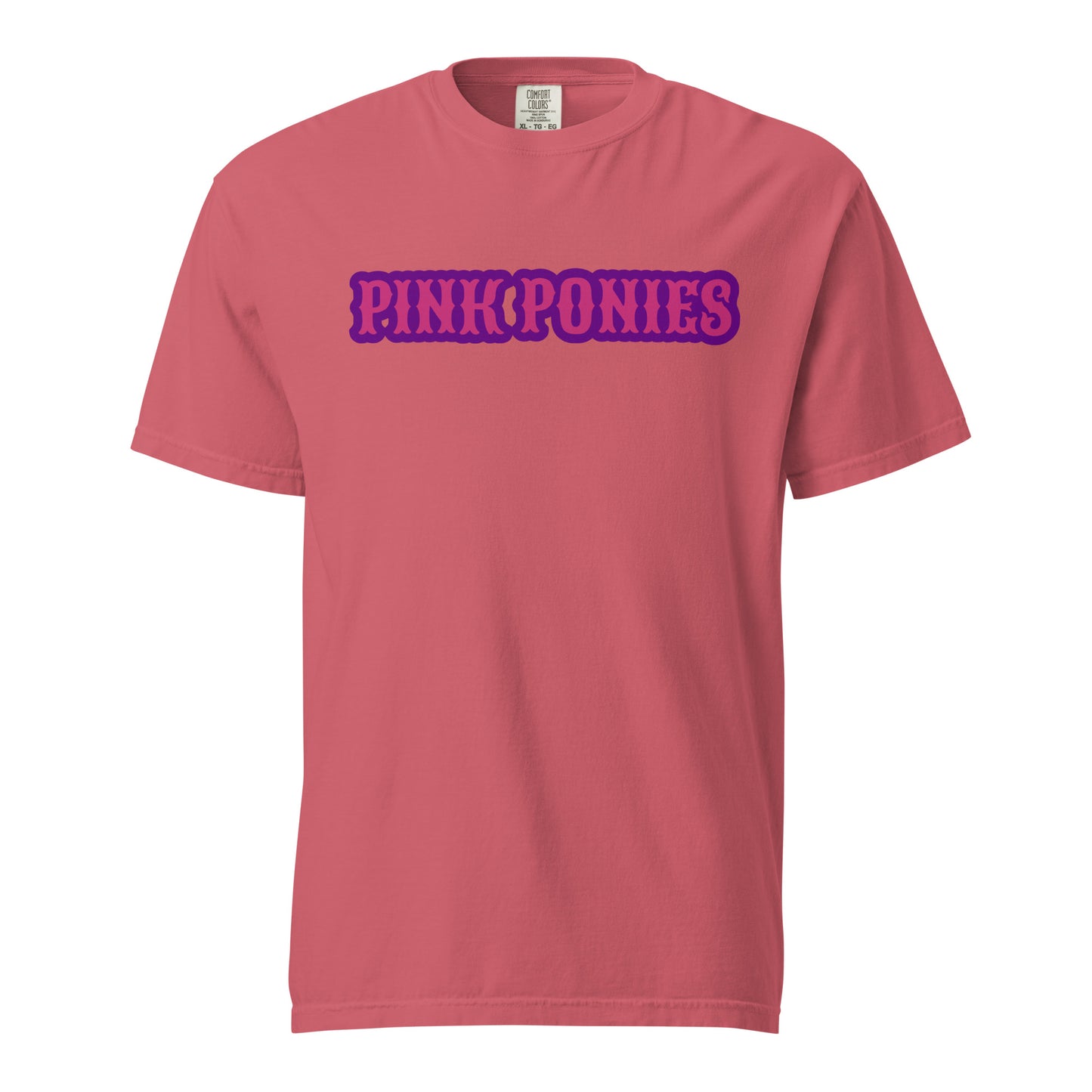 Signature | Comfort Colors T-Shirt | Pink Pony Athletic Club | Script Logo