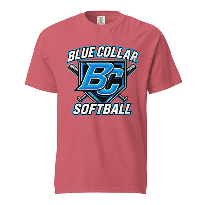 Signature | Comfort Colors T-Shirt | Blue Collar Softball 2034 | Shield Logo