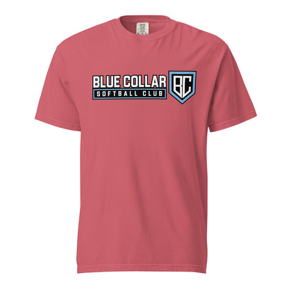 Signature | Comfort Colors T-Shirt | Blue Collar Softball 2034 | Vanguard Logo
