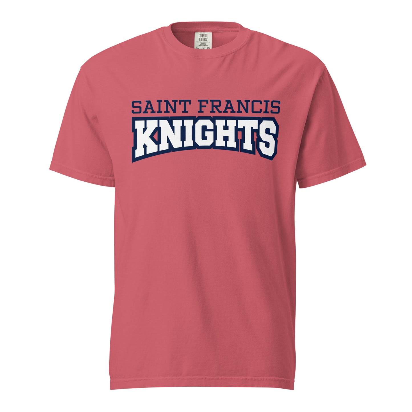 Signature | Comfort Colors T-Shirt | Saint Francis School | Modern Script Logo
