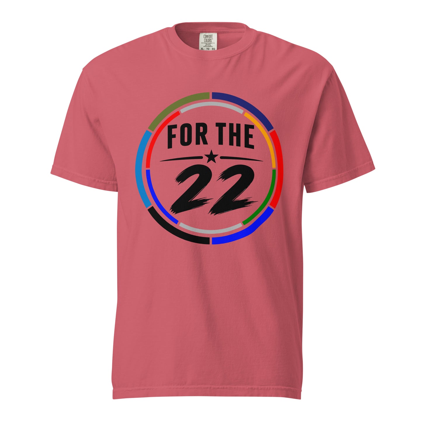 Signature | Comfort Colors T-Shirt | For the 22 | Honor Athletics Logo