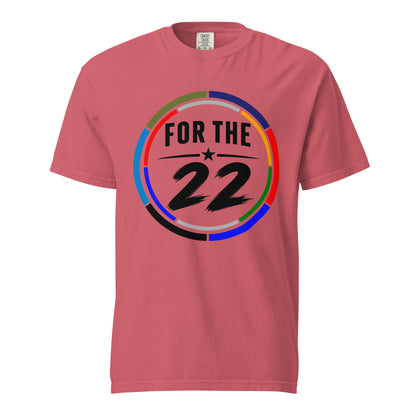 Signature | Comfort Colors T-Shirt | For the 22 | Honor Athletics Logo