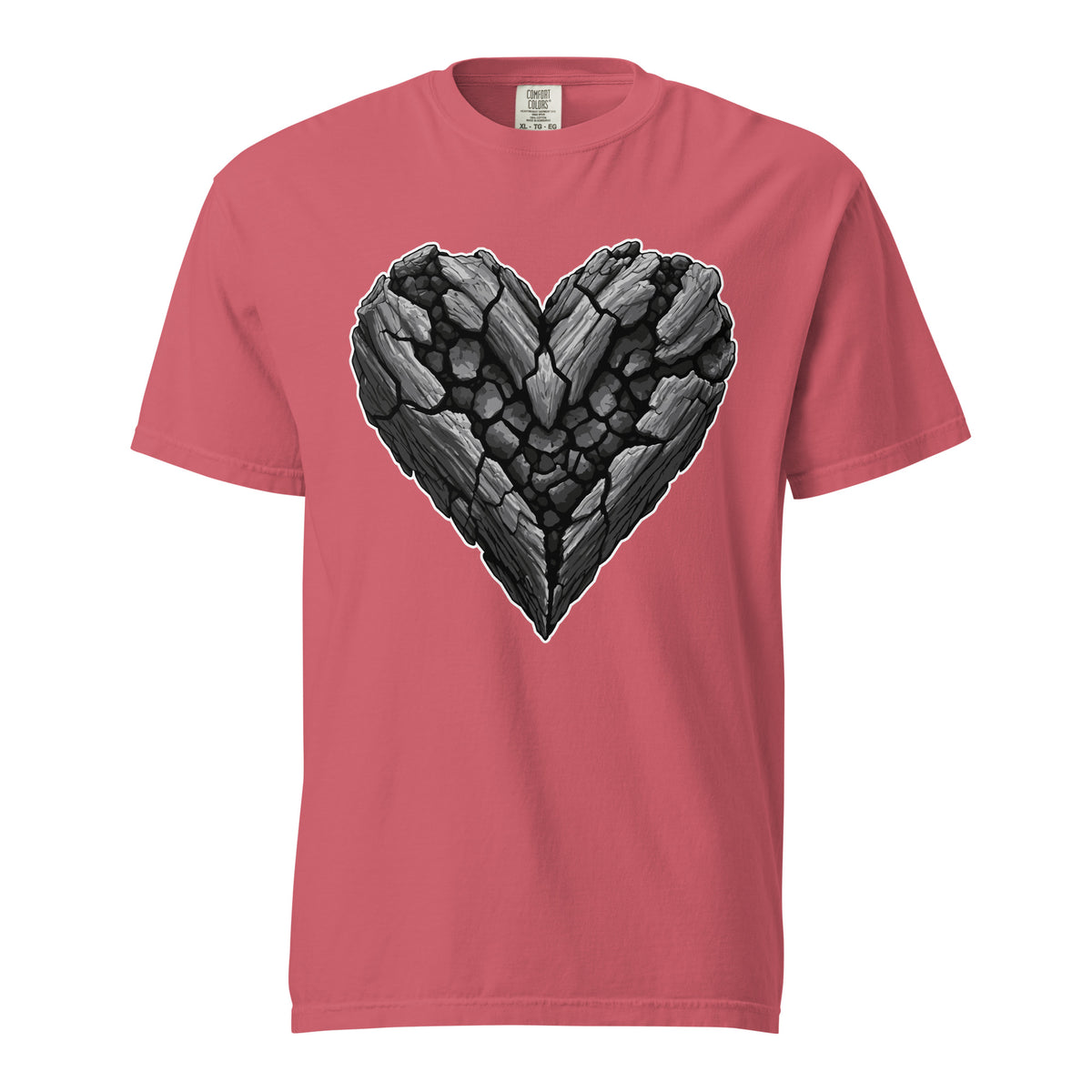 Signature | Comfort Colors T-Shirt | Obsidian Heartbeat | Emblem Logo