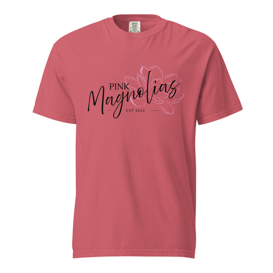 Signature | Comfort Colors T-Shirt | Pink Magnolias Dance | Lettermark Logo