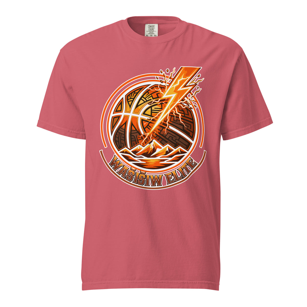 Signature | Comfort Colors T-Shirt | Wašišiw Elite | Crest Logo