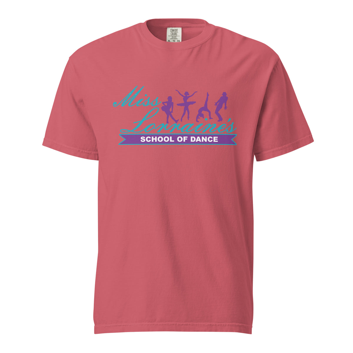 Signature | Comfort Colors T-Shirt | Miss Lorraine’s School of Dance | Crest Logo