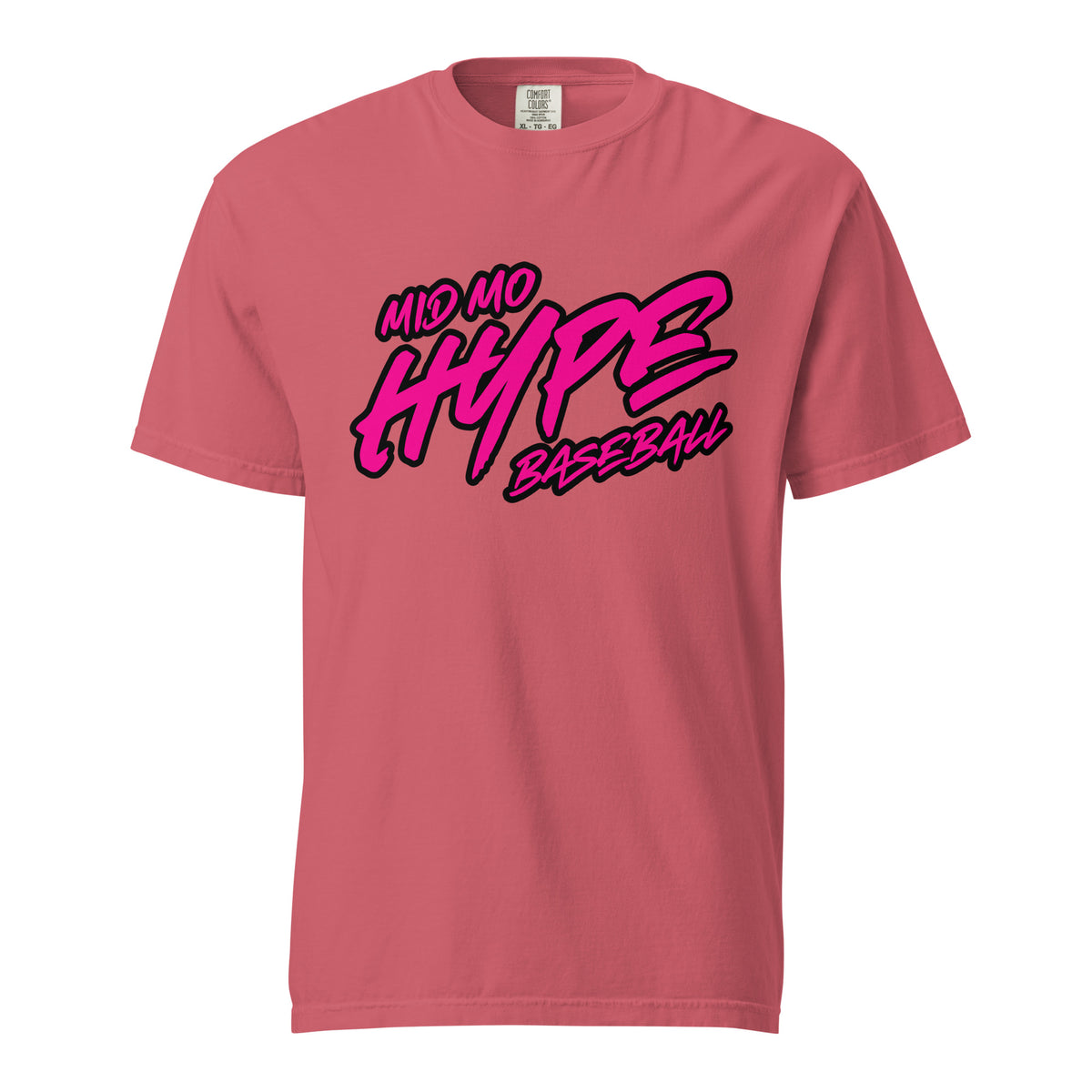 Signature | Comfort Colors T-Shirt | Hype Baseball Club | Crest Logo