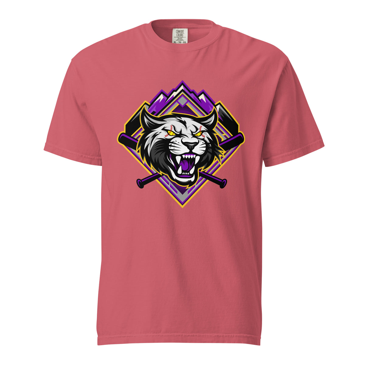 Signature | Comfort Colors T-Shirt | Wildcats Softball | Crest Logo