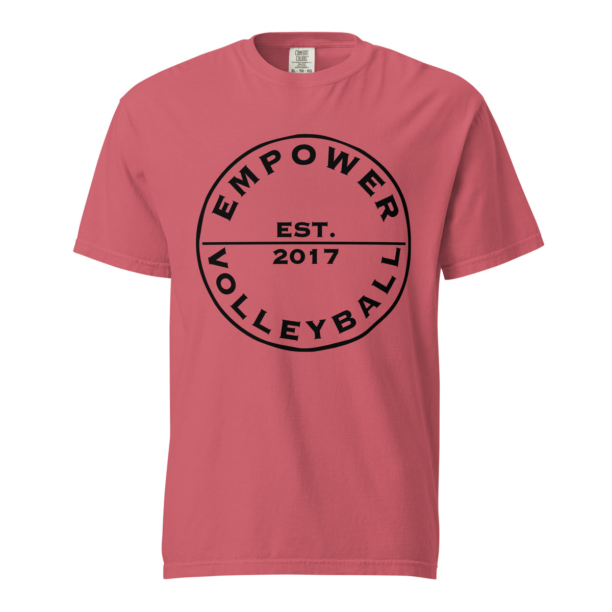 Signature | Comfort Colors T-Shirt | Empower Volleyball Club | Valor Logo