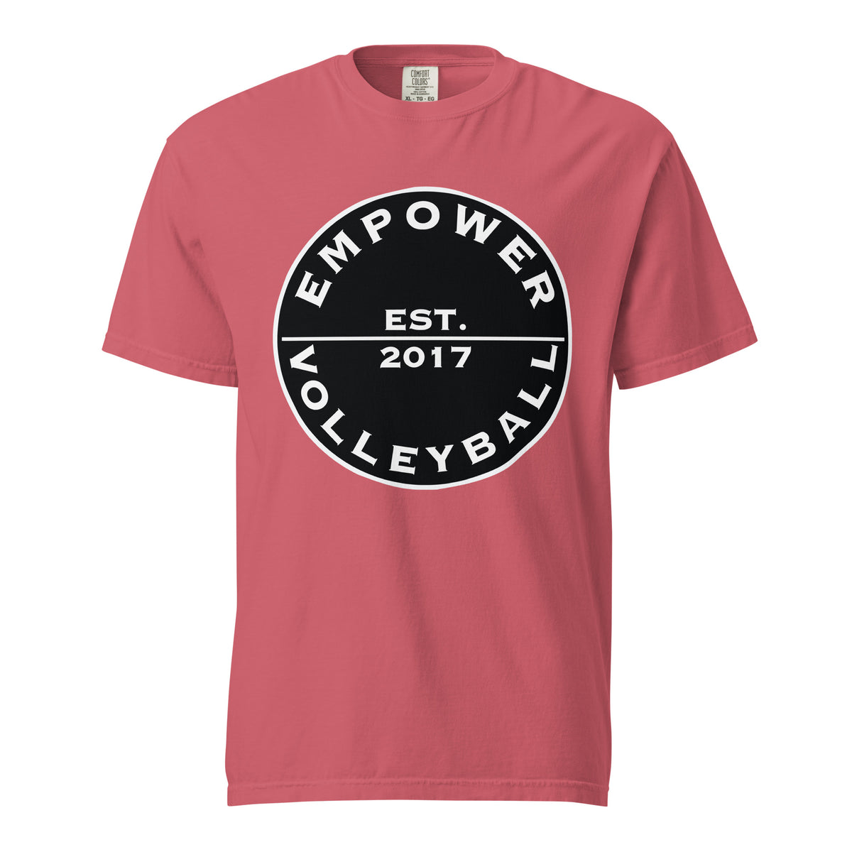 Signature | Comfort Colors T-Shirt | Empower Volleyball Club | Alpha Spike Logo