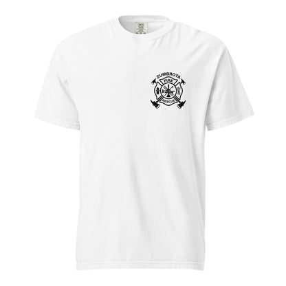 Signature | Comfort Colors T-Shirt | Zumbrota Fire Department | Badge Logo