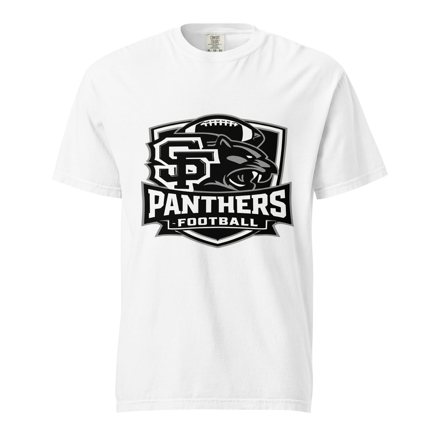Signature | Comfort Colors T-Shirt | Samuel Fels Football | Shield Logo