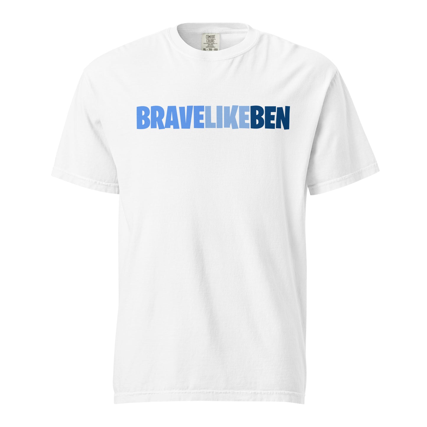 Signature | Comfort Colors T-Shirt | Brave Like Ben | Workmark Logo