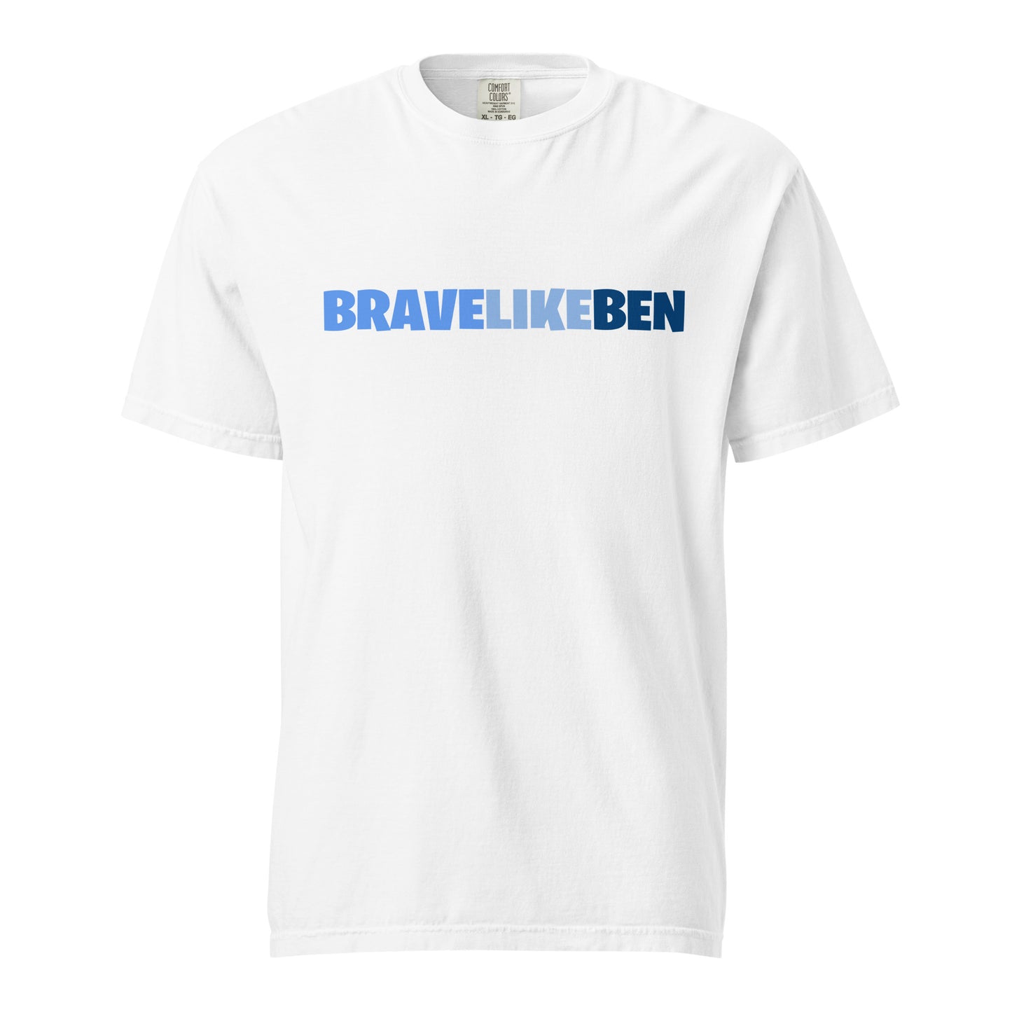 Signature | Comfort Colors T-Shirt | Brave Like Ben | Workmark Logo