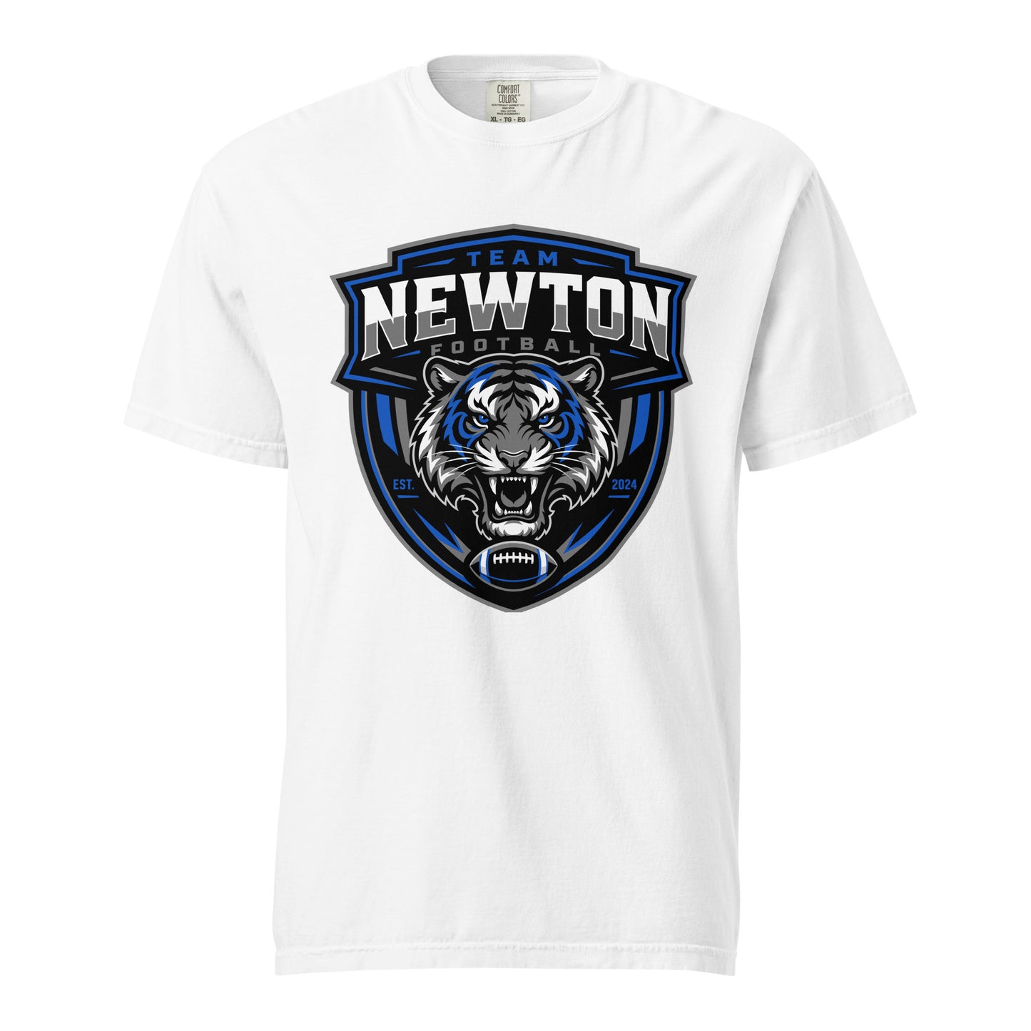 Signature | Comfort Colors T-Shirt | Newton Youth football league | Shield Logo