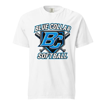 Signature | Comfort Colors T-Shirt | Blue Collar Softball 2034 | Shield Logo