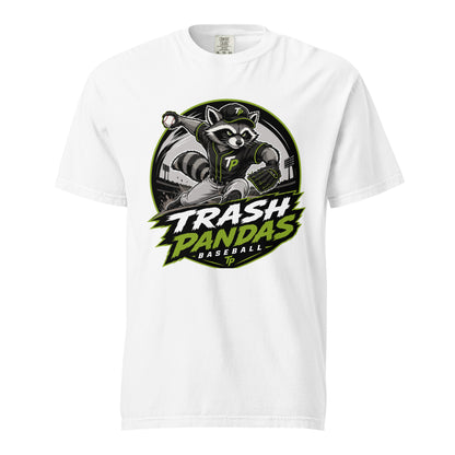 Signature | Comfort Colors T-Shirt | Trash Pandas Baseball Organization | Vanguard Logo