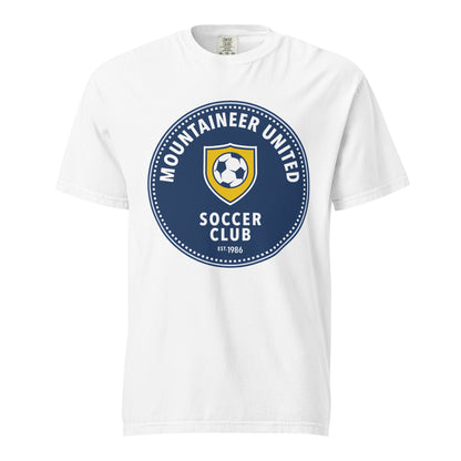 Signature | Comfort Colors T-Shirt | Mountaineer United Soccer Club | Badge Logo